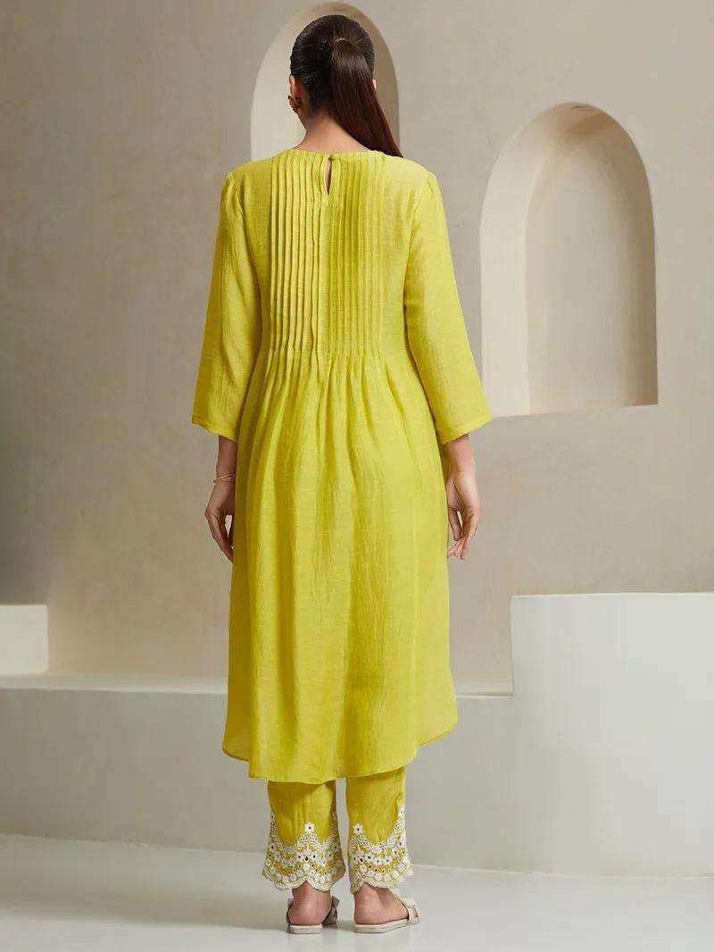 Printed Cotton Straight Kurta Set with Dupatta for Women(M) - Image 6