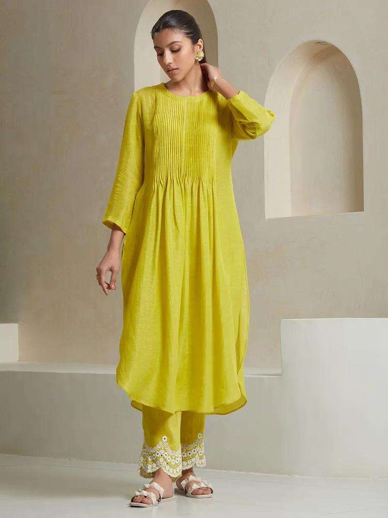 Printed Cotton Straight Kurta Set with Dupatta for Women(M) - Image 4